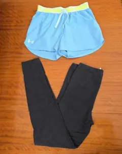 Under Armour 水色ショートパンツ YLG