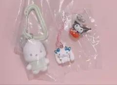 サンリオ ガチャガチャ ポチャッコ シナモロール クロミ めじるしアクセサリー