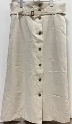 earthmusic＆ecology　ライトベージュ タイトスカート