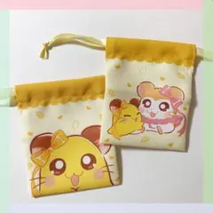 とっとこハム太郎 プチ巾着 マフラーちゃん＆ちび丸ちゃん