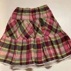 オリーブ　120㎝　スカート　お値下げしましたのサムネイル