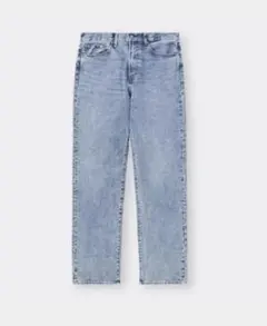 新品　GU MEN レギュラージーンズ+EC
