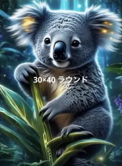 ♣️【30×40】ラウンド　コアラ　ダイヤモンドアートキット
