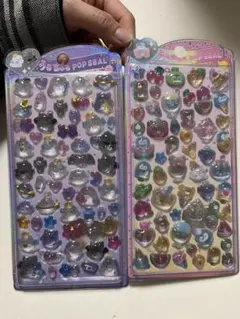 うるちゅる POP SEAL/おばけ×アニマル/2点セット