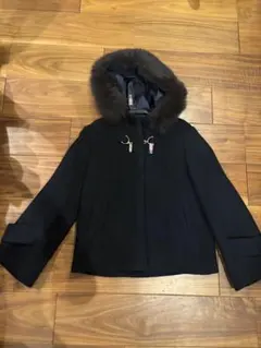 31 Sons de mode ネイビー ダッフルコート フード付き ファー