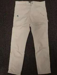 PEARLY GATES×Lee ホワイト スリムフィットパンツ