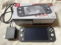 Nintendo Switch Lite 本体 グレー 箱・充電器付のサムネイル