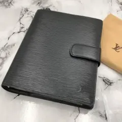 ☆未使用品☆ ルイヴィトン エピ アジェンダ GM ブラック 黒 保存袋あり