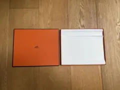 HERMES エルメス 空箱 トレーにも 薄型オレンジ箱