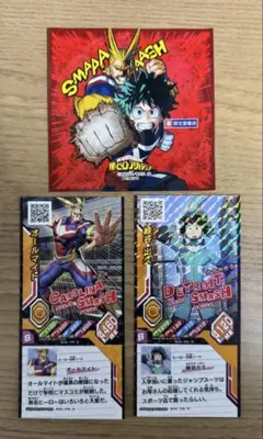 僕のヒーローアカデミア ヒロバト カード ステッカー ポストカード 5点セット