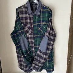 《新品》ドラッグストアーズ　2種チェックネルシャツチュニック