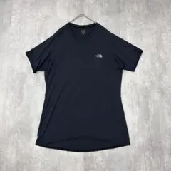 C932 美品 THE NORTH FACE 半袖カットソー ロゴ XL 黒