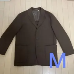 ユニクロ　ジャケット　Ｍ　ブラウン　ウール混