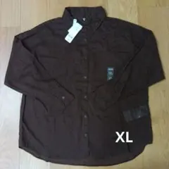 COCA コカ 薄手 ブラウス シャツ 新品未使用 XL ブラウン 茶色