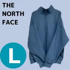 新品☆スウェット ハーフジップ THE NORTH FACE ブルー