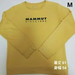 MAMMUT マムート スウェット トレーナー イエロー Lのサムネイル