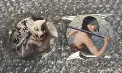 キメステ　缶バッジ　伊之助2種セット