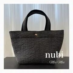 ヌビトート ヌビバッグ 韓国nubi トートバッグ ハンドメイド ダークグレー