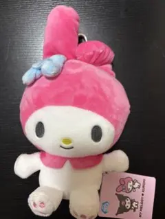 マイメロディ ぬいぐるみ サンリオ カラビナ付き ピンク