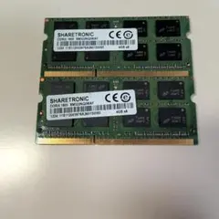 SHARETRONIC DDR3 1600 4GB メモリー 2枚セットのサムネイル