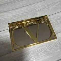 Valentino ゴールド ロゴデザイン コンパクトミラーのサムネイル