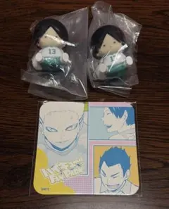 ハイキュー!!】 及川 徹 アクリルスタンド・国見英 ふわふわ缶バッジ