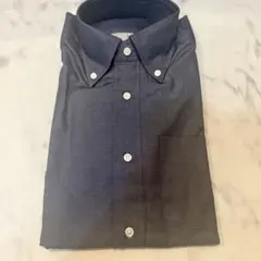 【未使用】鎌倉シャツ ドレスシャツ ダークグレー シャツ 長袖