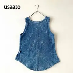 うさとの服　藍染　★美品★ 2026年最新】うさとの服 usaato 藍染の人気アイテム - メルカリ
