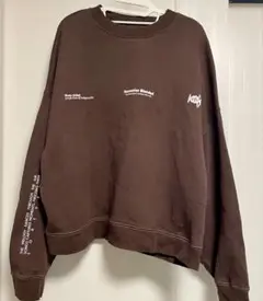 ZARA ブラウン オーバーサイズ トレーナー Lサイズ