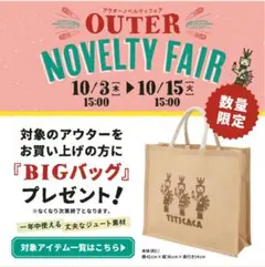 TITICACA チチカカ BIGバッグ 数量限定のサムネイル