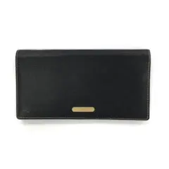 M08/052 BURBERRY バーバリー 二つ折り長財布 ブラック