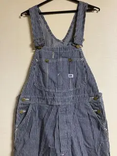 美品　Lee 0294 オーバーオール 34×33 ヒッコリーデニム 日本製