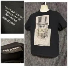 NeIL Barrett モンタージュフォト　Tシャツ　イタリア製　ブラック　黒のサムネイル