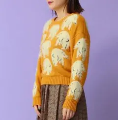 didizizi アンゴラ混 おしりクマ プルオーバーのサムネイル