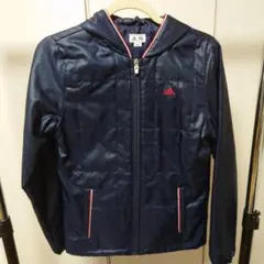 adidas フード付きネイビージャケット Mサイズ　ゴルフ