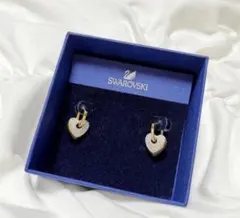 SWAROVSKI ピアス ホースシュー 馬蹄 パール ピンクゴールド 未使用