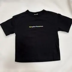 ライトオン　スポンジボブ　半袖Tシャツ　105 ブラックのサムネイル