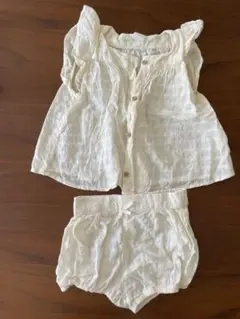 H&M ベビー　レース　セットアップ　綿　70