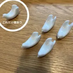 白山陶器　とり型箸置き　4点（難あり１点含めて5点）のサムネイル