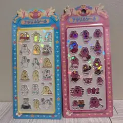 アクリルシール　2枚セット　おぱんちゅ　んぽちゃむ