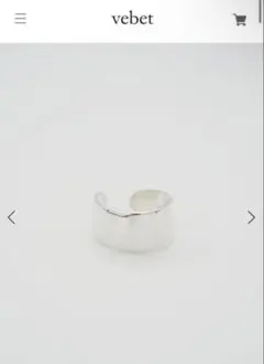 vebet ベベット wide ring silver925