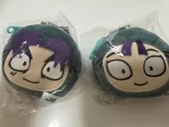 忍たま乱太郎　ミニポーチキーホルダー　潮江文次郎　立花仙蔵