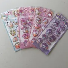 ウォーターシール　キャラクターシール4枚セット　自由組み合わせ相談可能