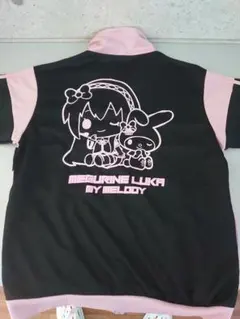 M 巡音ルカ マイメロディ コラボ ジャージ トラックジャケットブラック ピンクのサムネイル