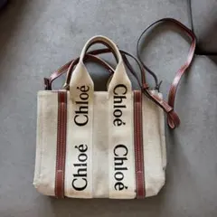 Chloé ロゴ入りトートバッグ ベージュのサムネイル