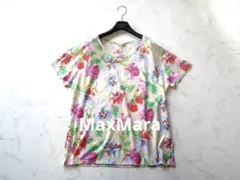 MaxMara マックスマーラ 半袖カットソー Tシャツ XL フラワーのサムネイル