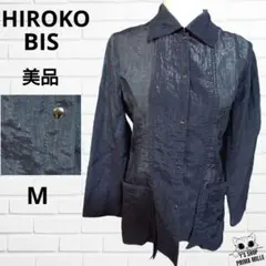 美品 HIROKO BIS ブルゾン ジャケット ブラウスシースルー pjk97のサムネイル