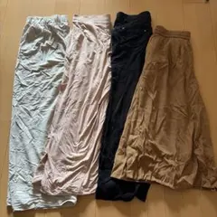 H&M・UNIQLO ワイドパンツセット 4点