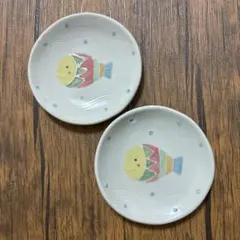 c【美品】中国醴陵 唐子／童子 「富貴長命」 醤油皿 2枚セット - メルカリ