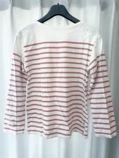 【GWセール】美品 UNIQLO ストライプ 長袖Tシャツ S